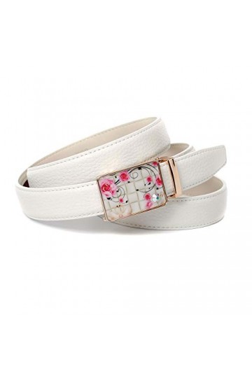 Anthoni Crown E4pg.t90 Ceinture, Blanc Weiss 090 , 95 Taille Fabricant: 80 Femme