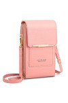 AIFILLE Petit Sac à Main pour Téléphone Portable Pochette pour Femmes Filles PU Cuir Portefeuille avec Fentes de Porte Carte 