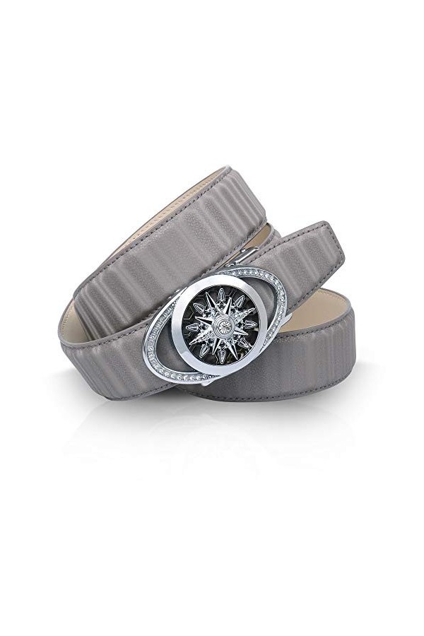 Anthoni Crown A23S3D70 Ceinture, Grau, 105 Femme