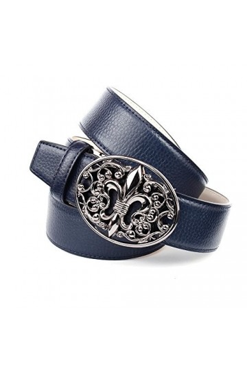 Anthoni Crown 33LT80 Ceinture, Blau Dunkelblau 080 , 85 cm Femme