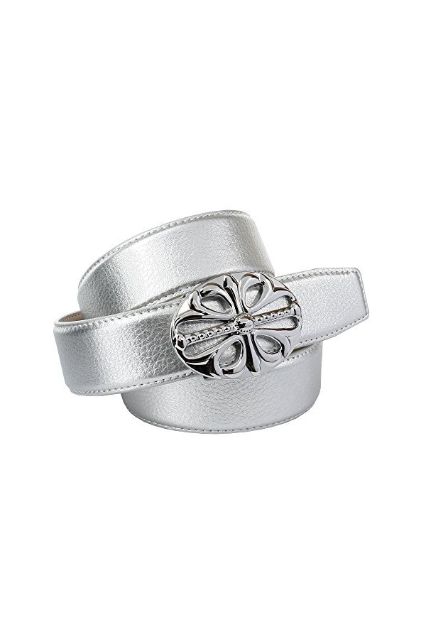 Anthoni Crown 1UTS Ceinture, Silber Silber 101 , 100 Femme