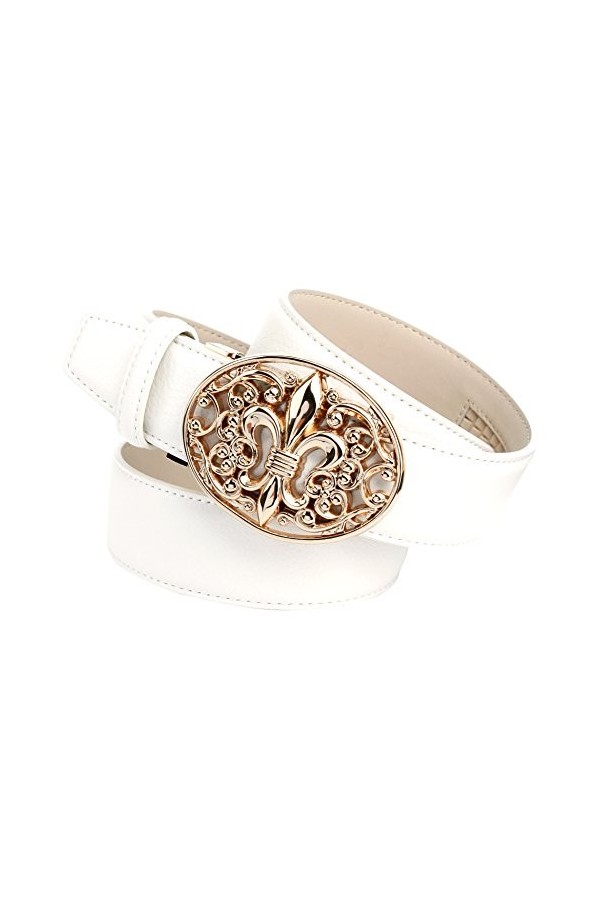 Anthoni Crown 43LT90 Ceinture, Weiß Weiß 090 , 105 Femme