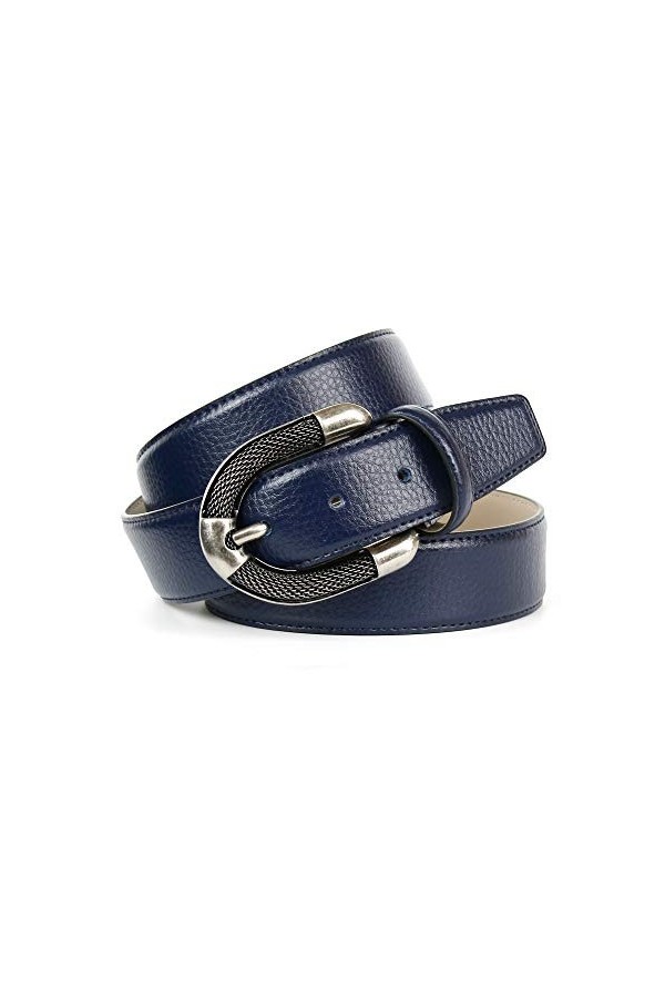 Anthoni Crown Sb35.t80 Ceinture, Bleu Dunkelblau 080 , 120 Taille Fabricant: 105 Femme