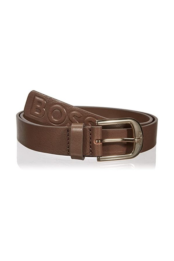 BOSS Anna Belt Ceinture pour femme 3 cm L Beige 260 100