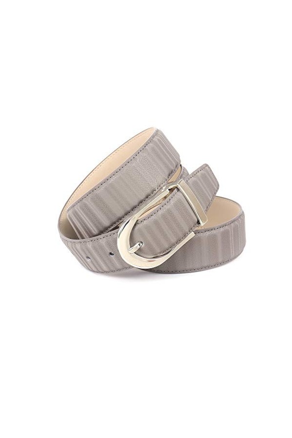Anthoni Crown Ledergürtel Ceinture, Himmelblau, 100 Femme