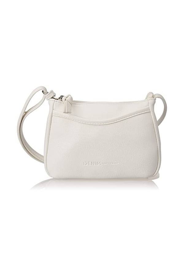 Tom Tailor Denim Cilia, Sac à bandoulière Femme, Noir Schwarz , 4x14x21.5 cm W x H D 