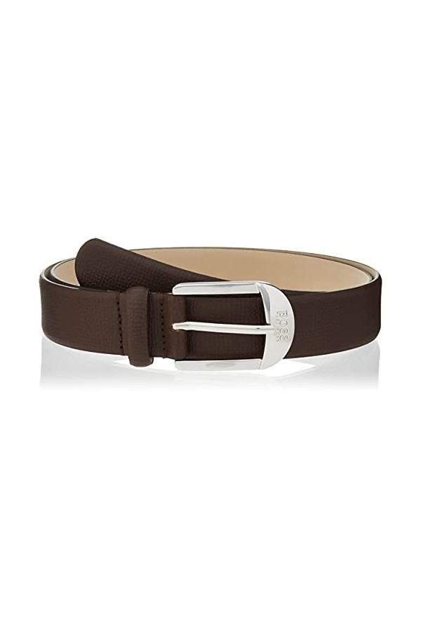 BOSS Nicole Belt C 3 cm-H Ceinture, Marron foncé 205, 55 Femme