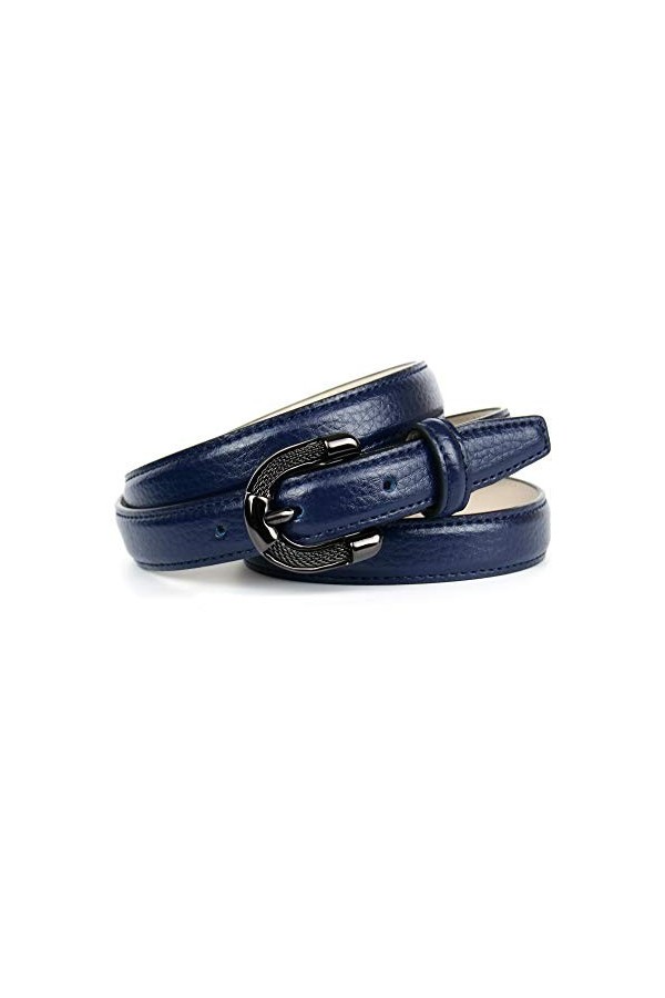 Anthoni Crown Bb2.t80 Ceinture, Bleu Blau 080 , 110 Taille Fabricant: 95 Femme