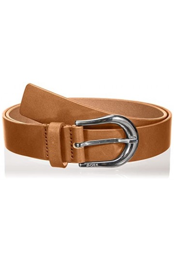 BOSS Carol Belt 3cm-VC Ceinture, Dark Orange805, 90 Femme