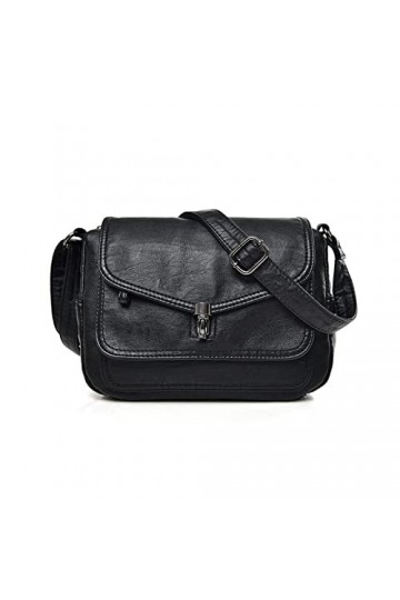 NICOLE & DORIS Sac Bandoulière Femme Imperméable Sacs Dépaule Multi-Poches Sac Epaule Rétro Sacs à Main Portés épaule en Cui