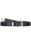 HUGO Femmes Kim Belt 2cm-AL Ceinture en cuir italien avec boucle à ardillon et passant en métal