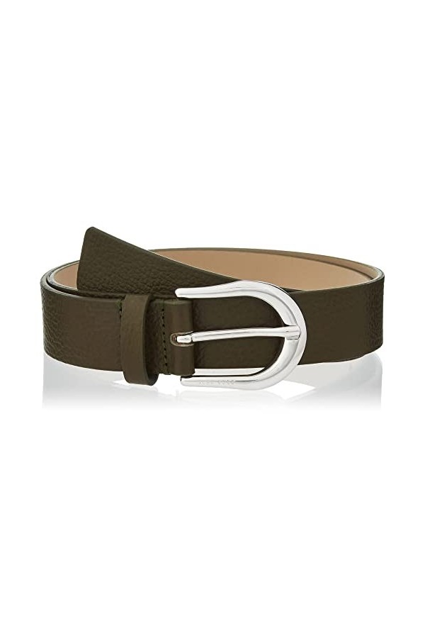 BOSS Carol Belt 3cm-G Ceinture, Dark Green303, 90 Femme