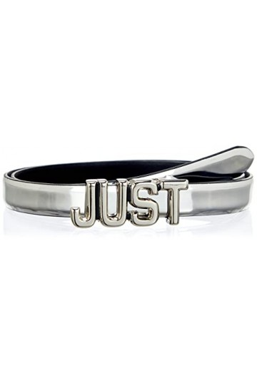 Just Cavalli Ceinture, Argent 905, 80 cm Femme