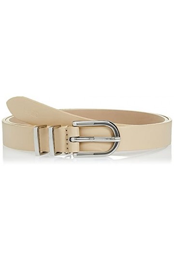 HUGO Zoe Belt 2 Cm-zl Ceinture, Beige Clair 271, 85 cm Femme