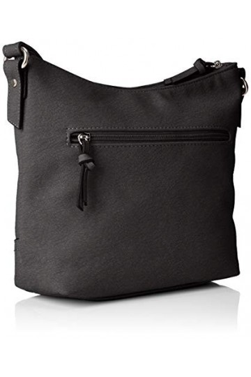 Tom Tailor Acc Imeri, Sac bandoulière Femme, Noir Schwarz , 28x25x8.5 Centimeters B x H x T 