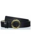 HUGO Lexi Belt 2,5cm Ceinture, Black2, 75 Femme