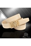 Anthoni Crown 30/4/4ALNT30BE-85 Ceinture, Beige, 85 cm Femme
