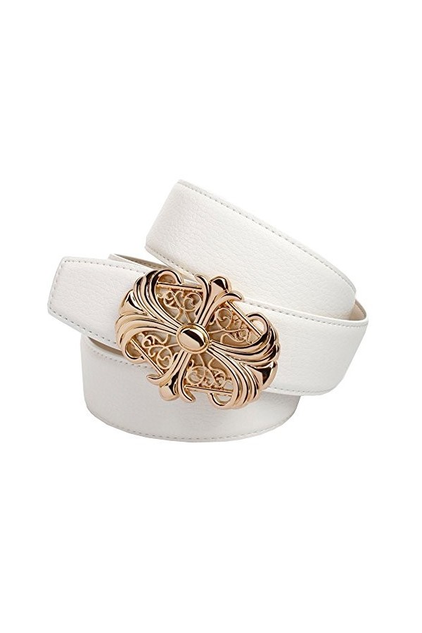 Anthoni Crown 4WT90 Ceinture, Weiß weiß 090 , 85 Femme