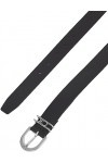 Calvin Klein Ceinture Femme Ck Must Ck Loop Belt 3.0 cm Ceinture Cuir, 0 Ck Black , 100 cm