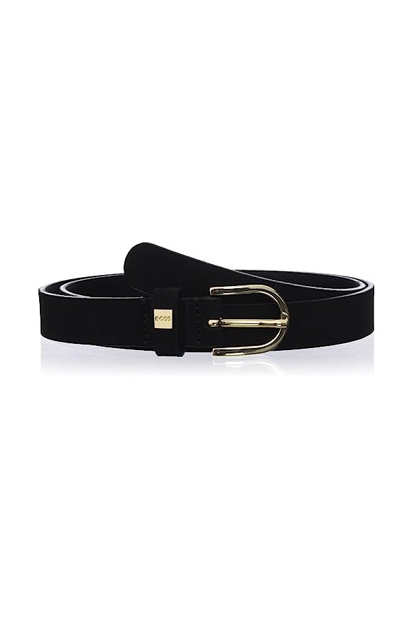 BOSS Scarlet-SD_sz25_r Apparel_Belt, Noir 1, 80 cm Femme