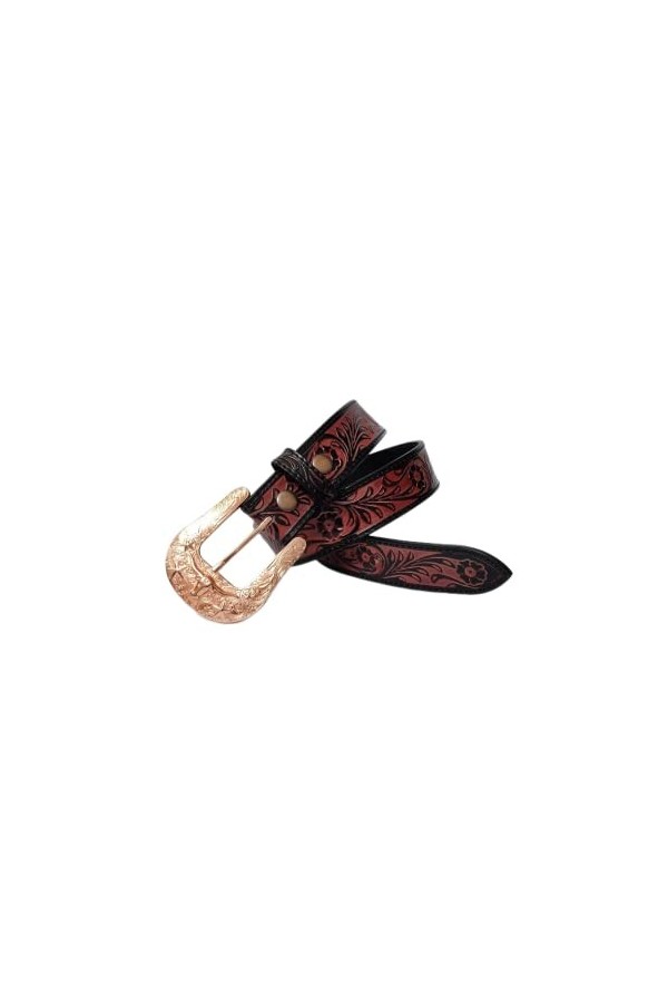 JF-Reitsport Western Style Belt 32 inches Cowboy Cowgirl Unisex, Black
