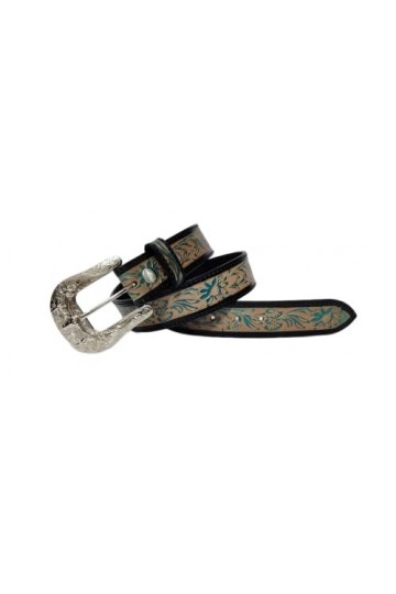 JF-Reitsport Western Style Belt 32 inches Cowboy Cowgirl Unisex, Black
