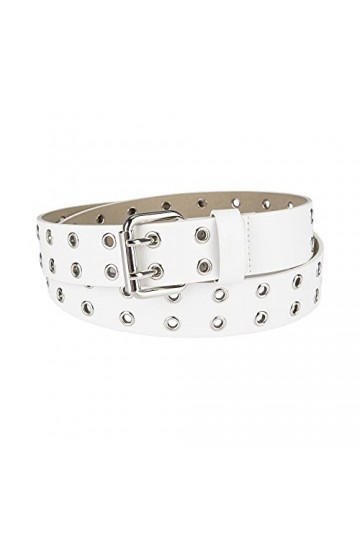 Dickies Ceinture réglable, Œillets Blancs, L Femme