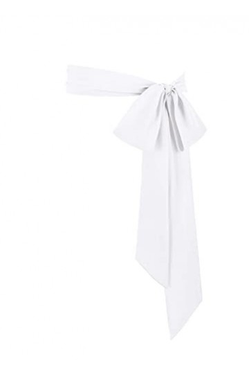 Juweniz Longue ceinture en mousseline de soie pour femme pour mariage, demoiselle dhonneur, bal de fin dannée, occasion spé