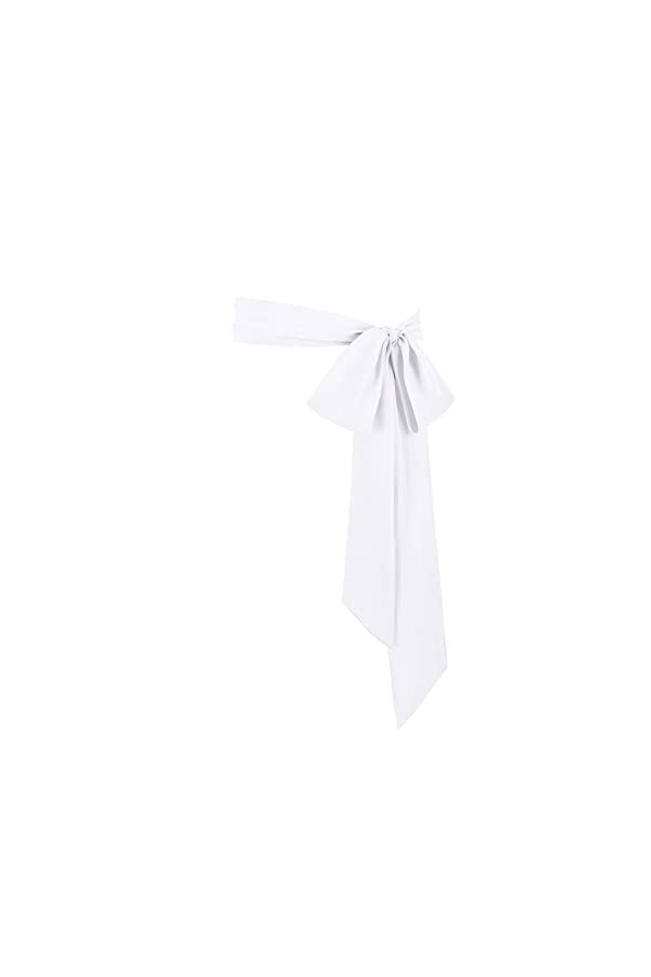 Juweniz Longue ceinture en mousseline de soie pour femme pour mariage, demoiselle dhonneur, bal de fin dannée, occasion spé