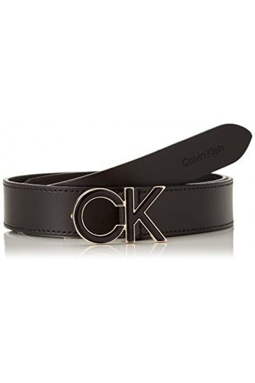 Calvin Klein RE-Lock SAFF 3CM Belt, CK Black, 95 Femme