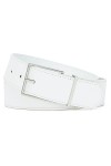 Tanpie Ceinture large en similicuir pour femme Noir, blanc, M taille 30/33" 