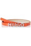 HUGO Zula Belt 1,5cm Ceinture, Dark Orange807, 85 aux Femmes