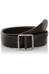 DIESEL BISATE CINTURA Ceinture Ceinture En Cuir Véritable Noir Noir, 70 cm 
