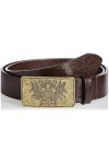 Diesel BALES CINTURA Ceinture Ceinture LADIES Cuir véritable Marron, 80 cm 