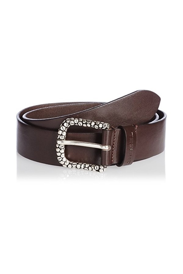 Diesel BATERNO CINTURA BELT ceinture hommes en cuir véritable Noir, 80 cm 