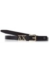 Armani Exchange Black Logo Small Ceinture, 90 aux Femmes