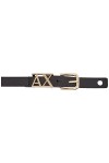 Armani Exchange Black Logo Small Ceinture, 90 aux Femmes