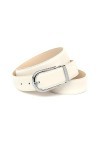 Anthoni Crown Ledergürtel Ceinture, Wieß, 110 cm Femme