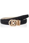 Anthoni Crown Ledergürtel Ceinture, Noir, 100 Femme