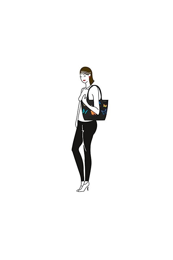 von Lilienfeld Cabas Besace La Danse des Papillons Sac Bandoulière Spacieux Sacs Portés Èpaule Cabas Décontractés