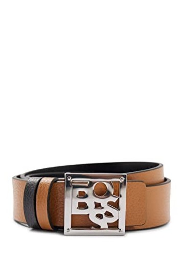 BOSS Blanca B 3 cm. Ceinture, Beige Moyen 260, 55 Femme