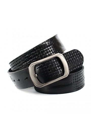 Anthoni Crown Ceinture pour Femme, Noir, 90 cm Mixte