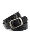 Anthoni Crown Ceinture pour Femme, Noir, 90 cm Mixte