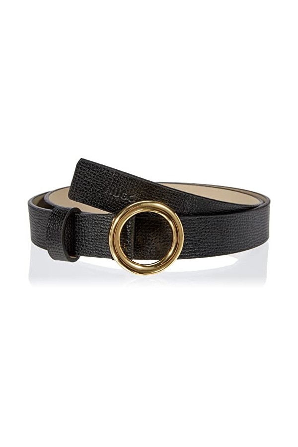 HUGO Lexi Belt 2,5cm-c Ceinture, noir2, 85 cm Femme