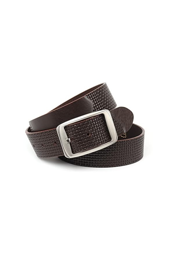 Anthoni Crown Ceinture pour Femme, Marron foncé, 100 Mixte