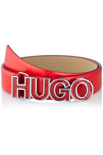 HUGO Ceinture Zula 4 cm N-zl, Bright Red621, 85 cm Femme