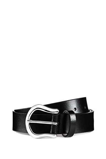 HUGO Kim Belt 3 Cm Ceinture, Black1, 100 Femme