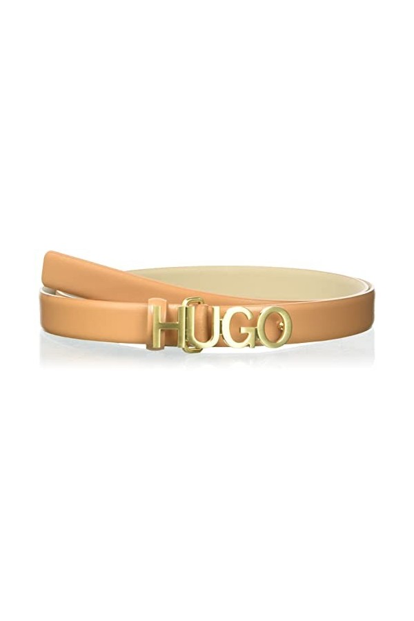 HUGO Zula Belt 2 cm Ceinture, Medium Brown210, 90 Femme