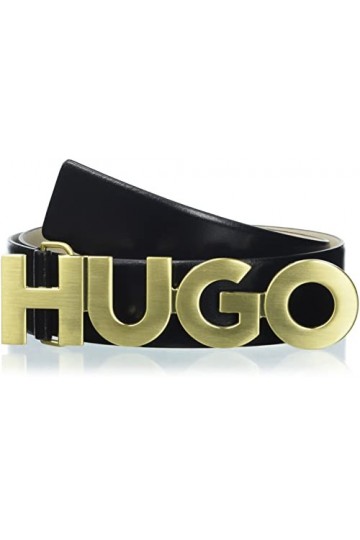HUGO Zula Belt 3,5cm-ZL Ceinture, Medium Brown216, 90 Femme