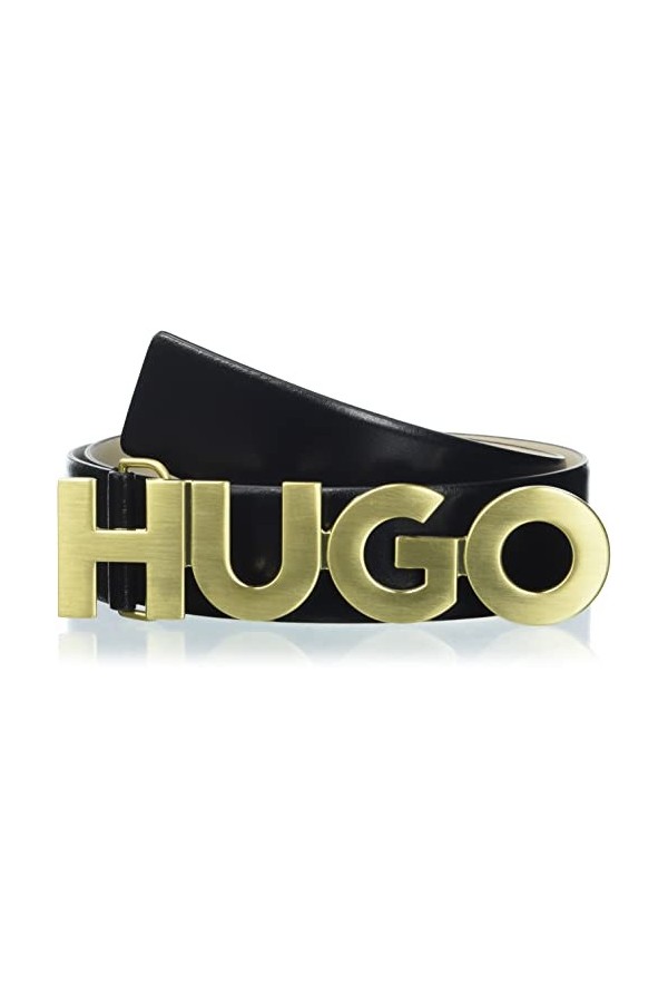 HUGO Zula Belt 3,5cm-ZL Ceinture, Medium Brown216, 90 Femme